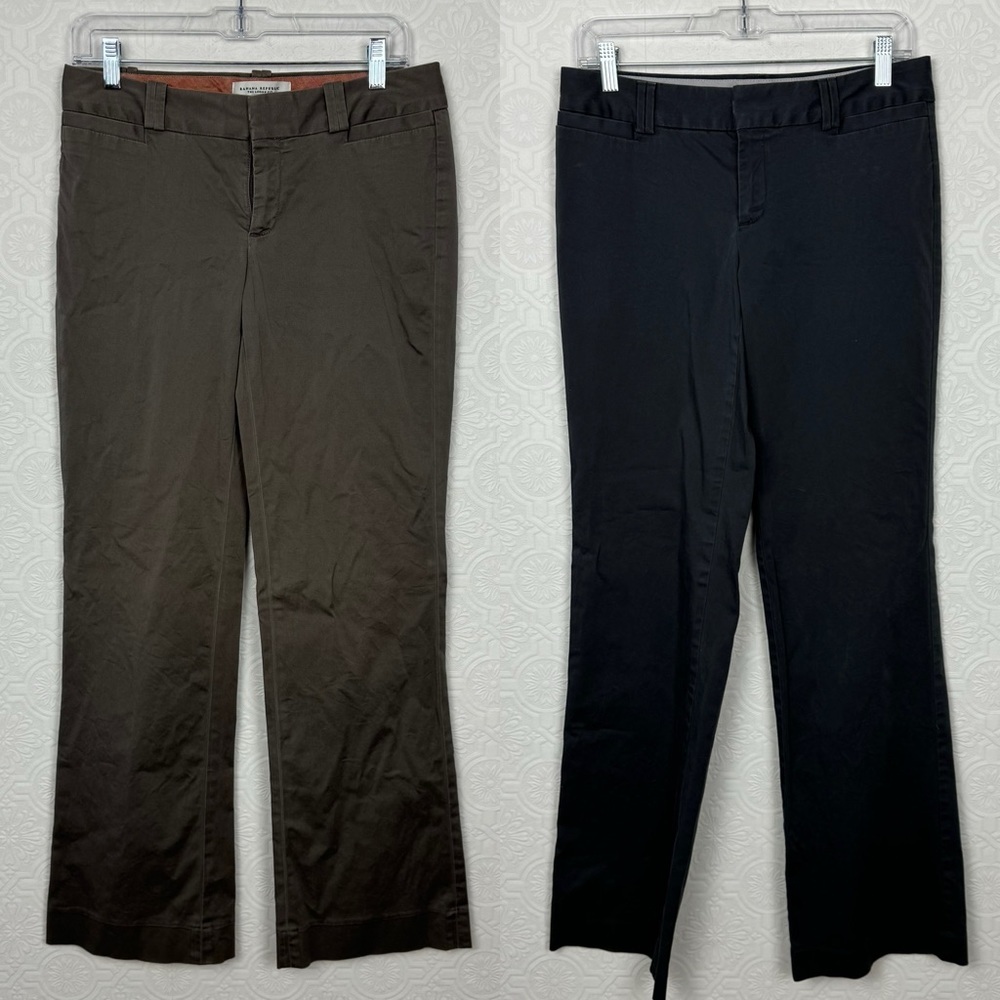 Banana Republic The Logan Fit Career‎ Pants Wide Leg Straight Bundle Work Office
